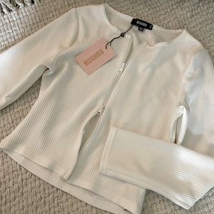 MISSGUIDED double zip long sleeve